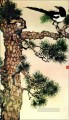Pastel Xu Beihong en rama 2 tinta china antigua
